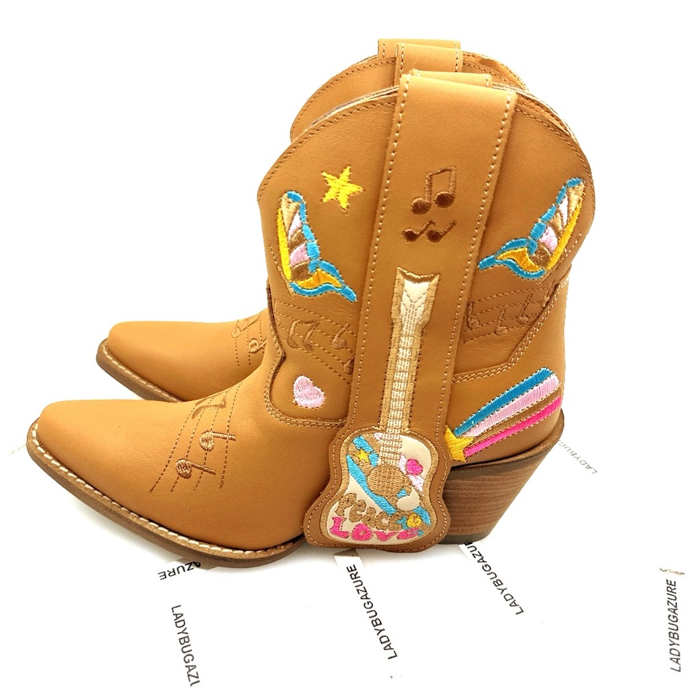 NWOB Dingo Women's Melody Leather Ankle Boots Size 7 - Picture 5 of 10